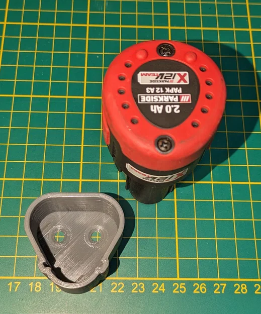Giá treo tường cho pin Parkside 12V (X12V) - Giải pháp lưu trữ pin - Image 2
