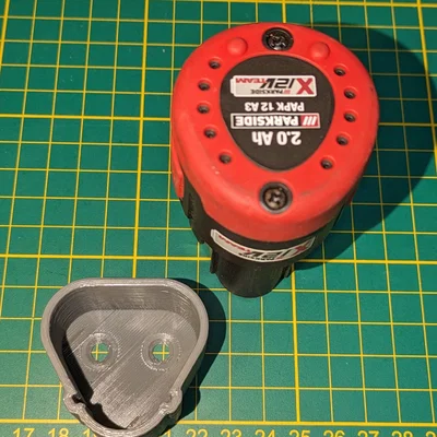 Giá treo tường cho pin Parkside 12V (X12V) - Giải pháp lưu trữ pin