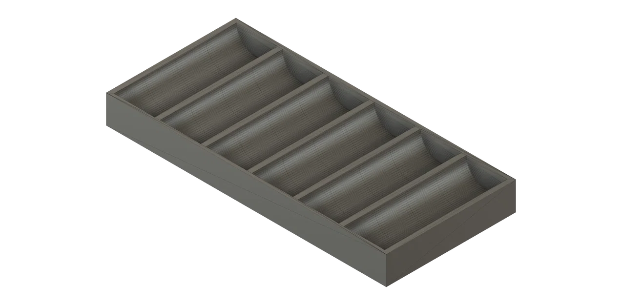 Khay 3D Đựng Cuộn Tiền Xu (6 Ngăn) Thiết Kế Gọn Gàng - Image 1