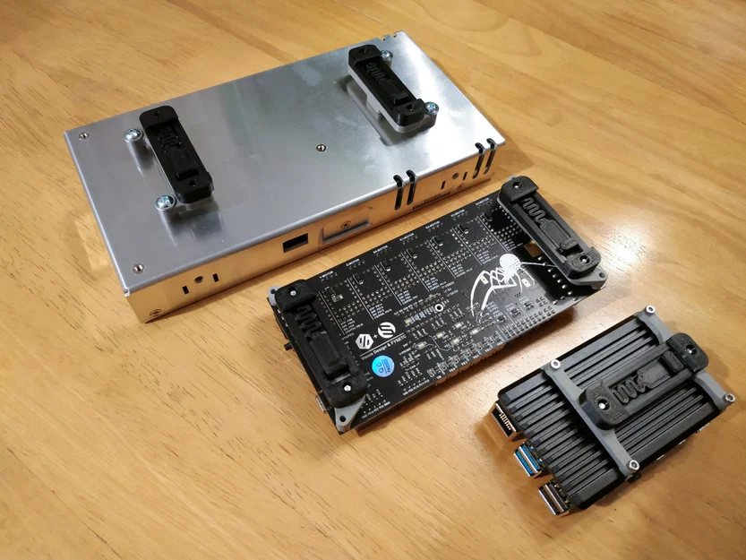 Voron - DIN Mount (LRS-200, board Spider, RPi) - Gá lên DIN rail - Image 1