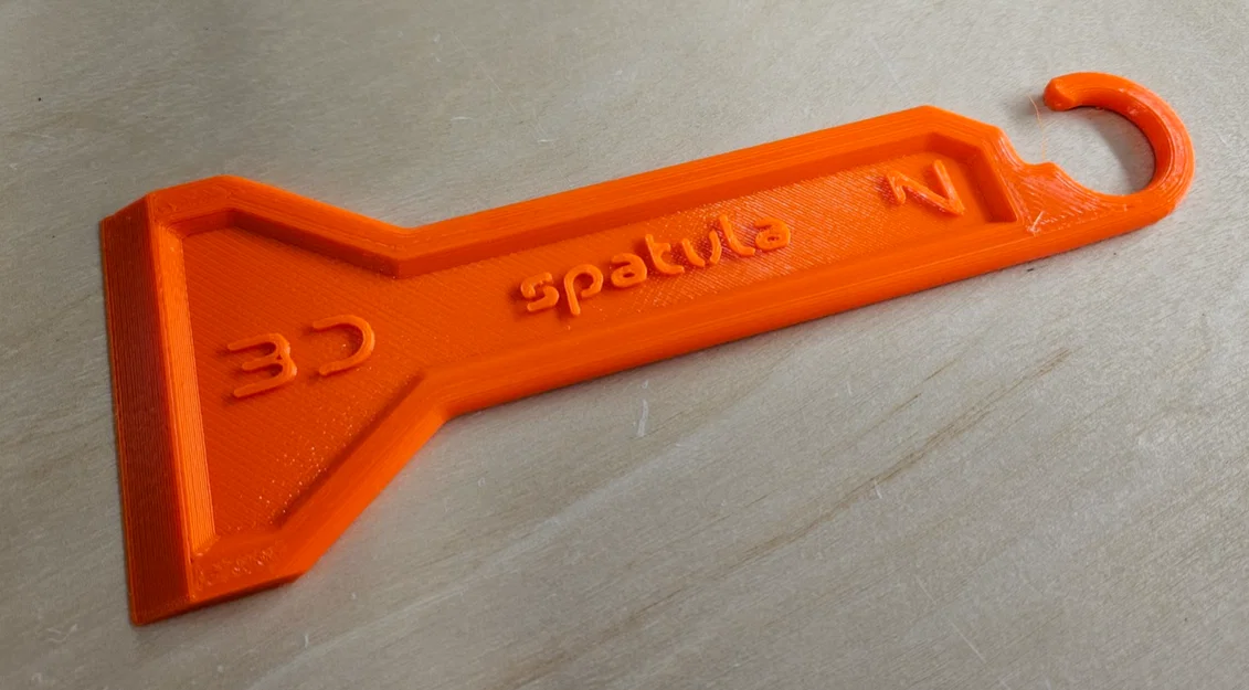 Spatula In 3D Có Móc Treo (3D Print Spatula Hooked) - Image 1