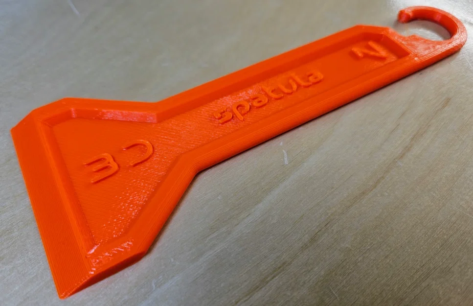 Spatula In 3D Có Móc Treo (3D Print Spatula Hooked) - Image 2