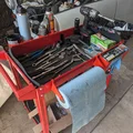 Phụ kiện xe đẩy dụng cụ Harbor Freight: găng tay, khăn giấy, thùng rác, ly/bình - Thumbnail 5