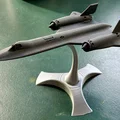 Mô hình SR-71 Blackbird siêu đẹp với đế trưng bày cải tiến - Thumbnail 1