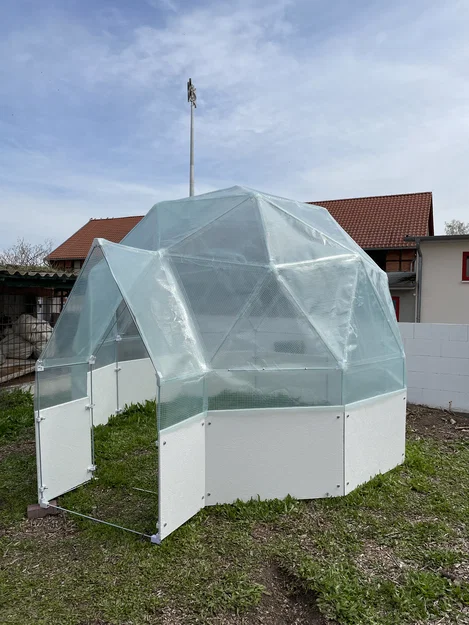 Nhà kính vòm Geodesic (Geodesic Dome / Greenhouse) - Image 1