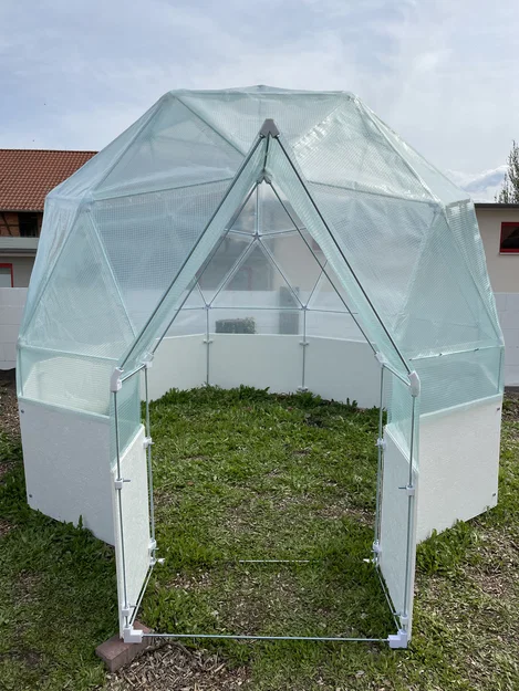 Nhà kính vòm Geodesic (Geodesic Dome / Greenhouse) - Image 2