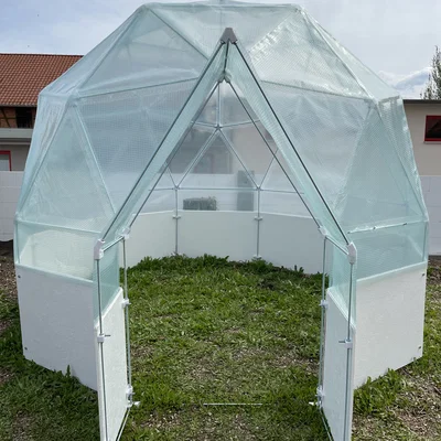 Nhà kính vòm Geodesic (Geodesic Dome / Greenhouse)