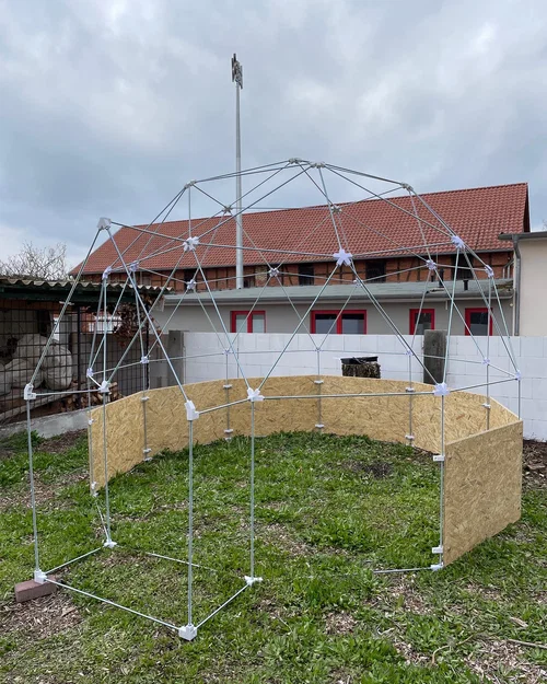 Nhà kính vòm Geodesic (Geodesic Dome / Greenhouse) - Image 9