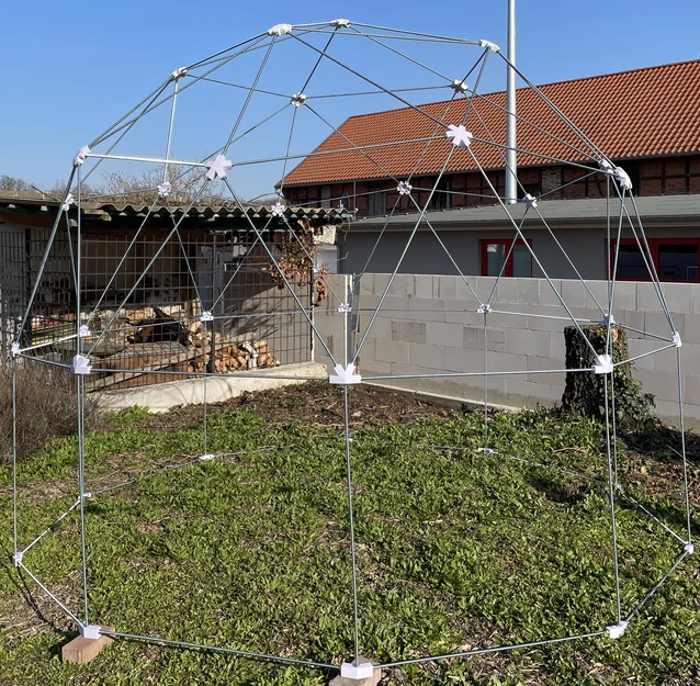 Nhà kính vòm Geodesic (Geodesic Dome / Greenhouse) - Image 12