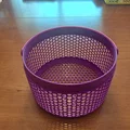 Giỏ Tròn Có Tay Cầm (Round Basket with Handle) - Thumbnail 2
