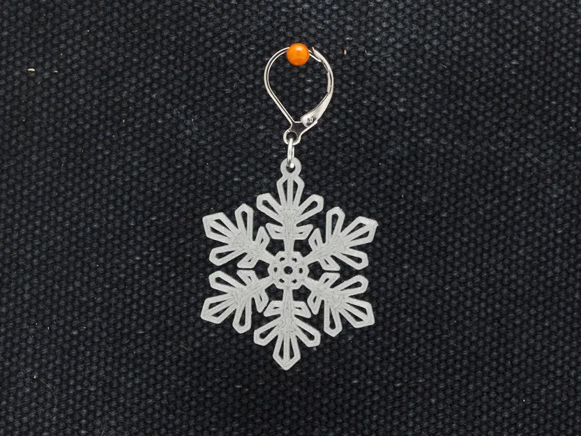 Bông tai Bông Tuyết 5 (Earrings Snowflake 5) - Image 1