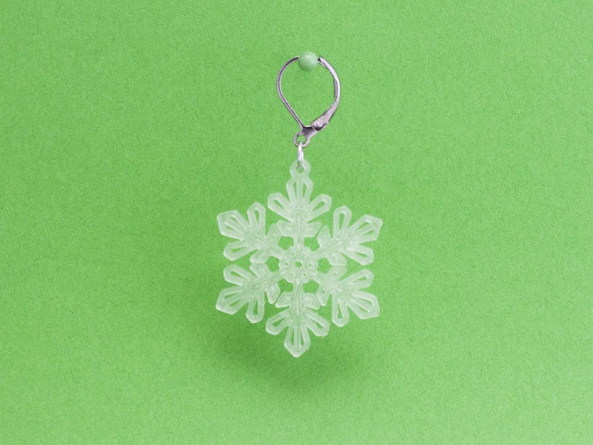 Bông tai Bông Tuyết 5 (Earrings Snowflake 5) - Image 2