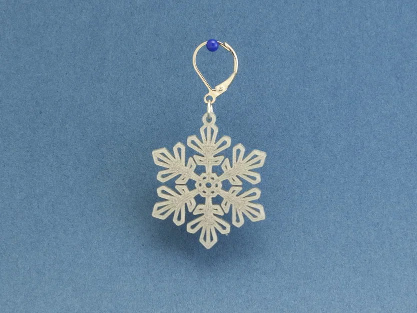 Bông tai Bông Tuyết 5 (Earrings Snowflake 5) - Image 3