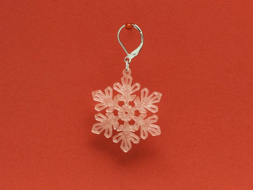 Bông tai Bông Tuyết 5 (Earrings Snowflake 5) - Image 4