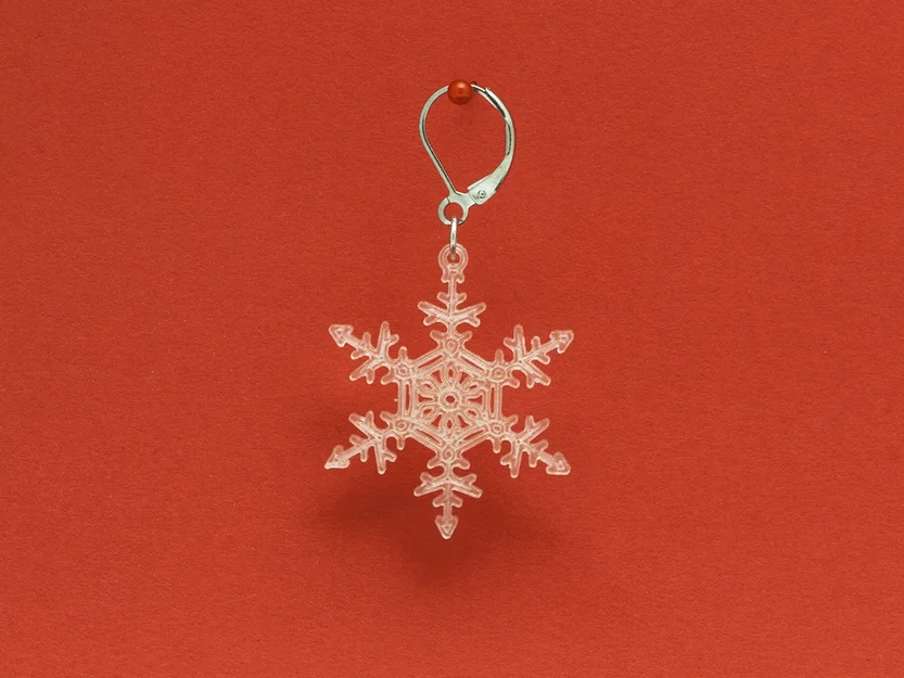 Bông tai Bông Tuyết 2 (Earrings Snowflake 2) - Image 1