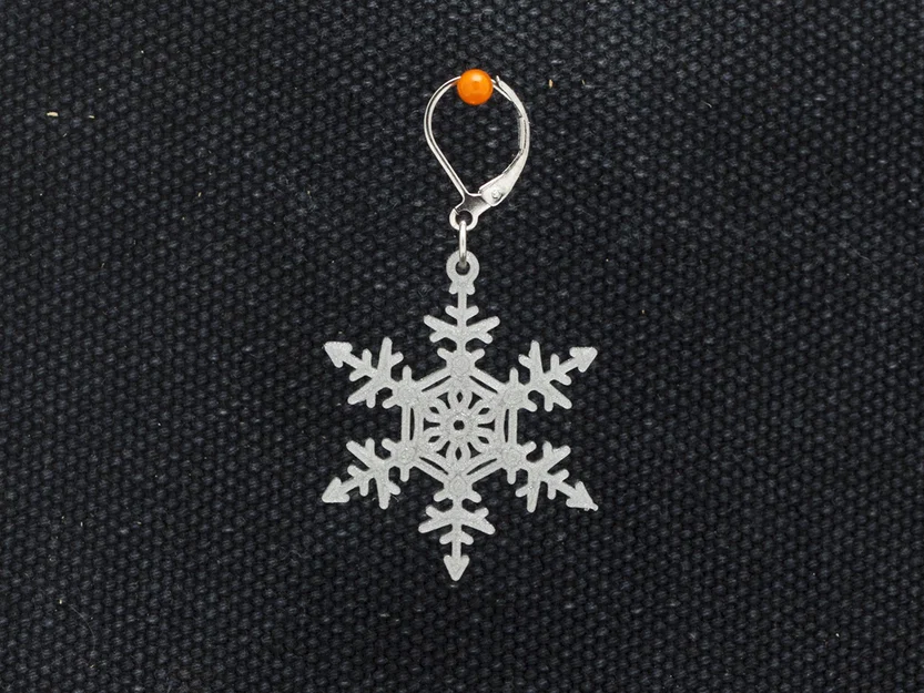 Bông tai Bông Tuyết 2 (Earrings Snowflake 2) - Image 3