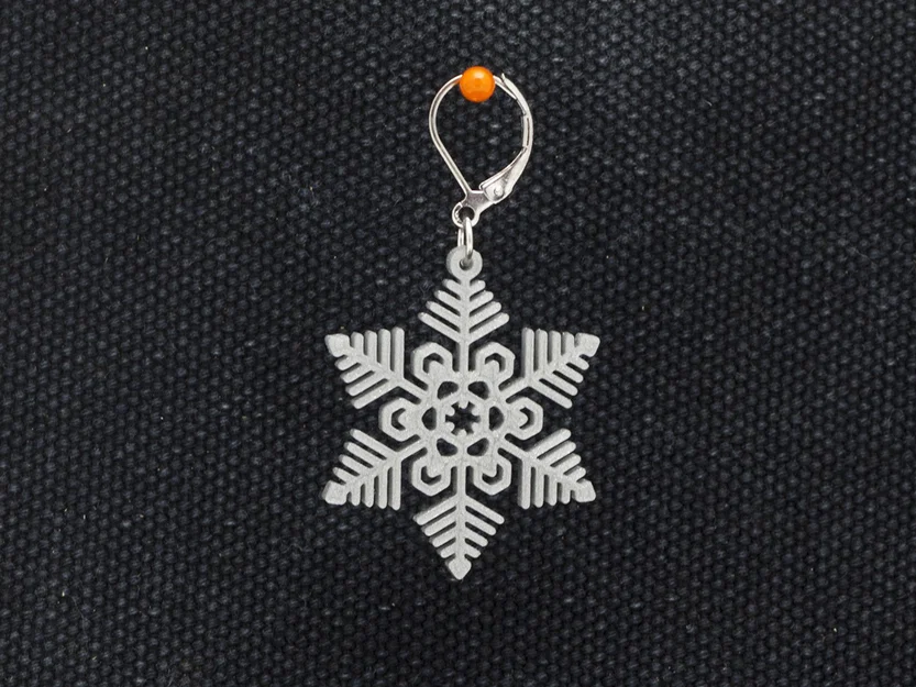 Bông tai Bông Tuyết 3 (Earrings Snowflake 3) - Image 2