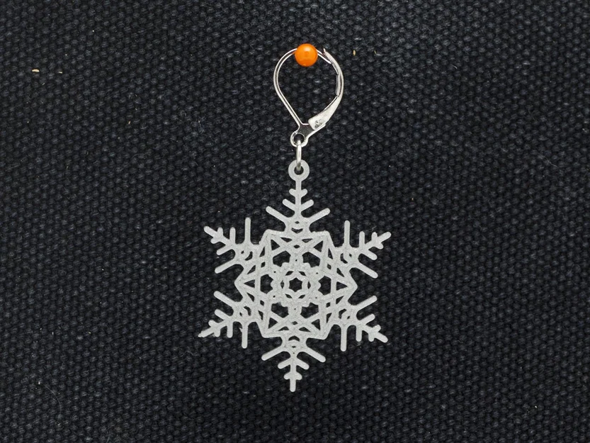 Bông tai Bông Tuyết 1 (Earrings Snowflake 1) - Image 1