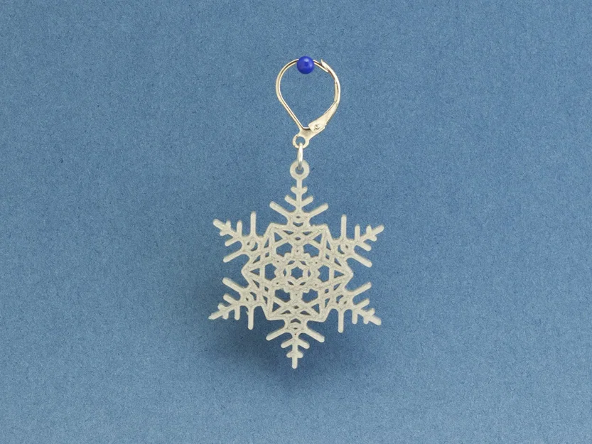 Bông tai Bông Tuyết 1 (Earrings Snowflake 1) - Image 3