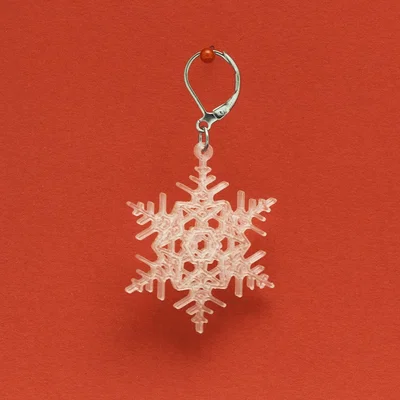 Bông tai Bông Tuyết 1 (Earrings Snowflake 1)