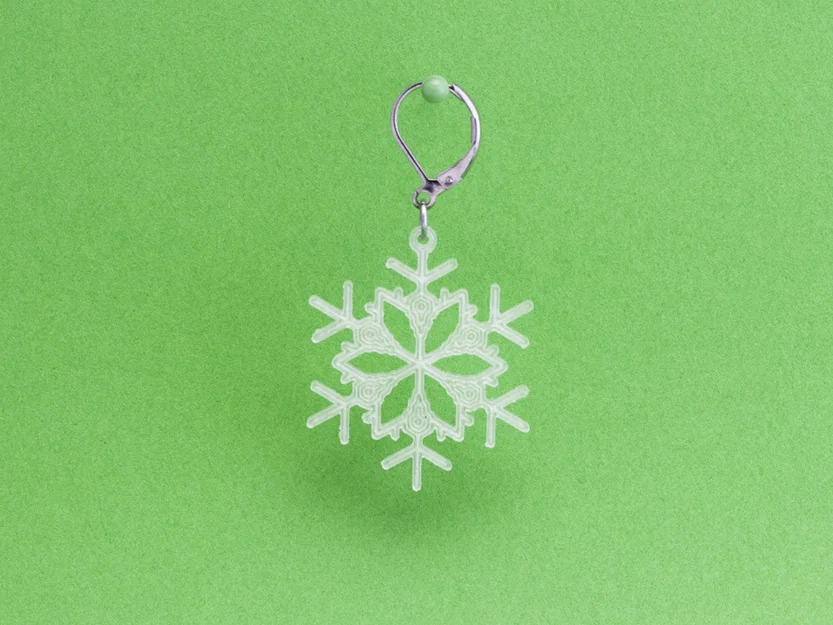 Bông tai Bông Tuyết 4 (Earrings Snowflake 4) - Image 1