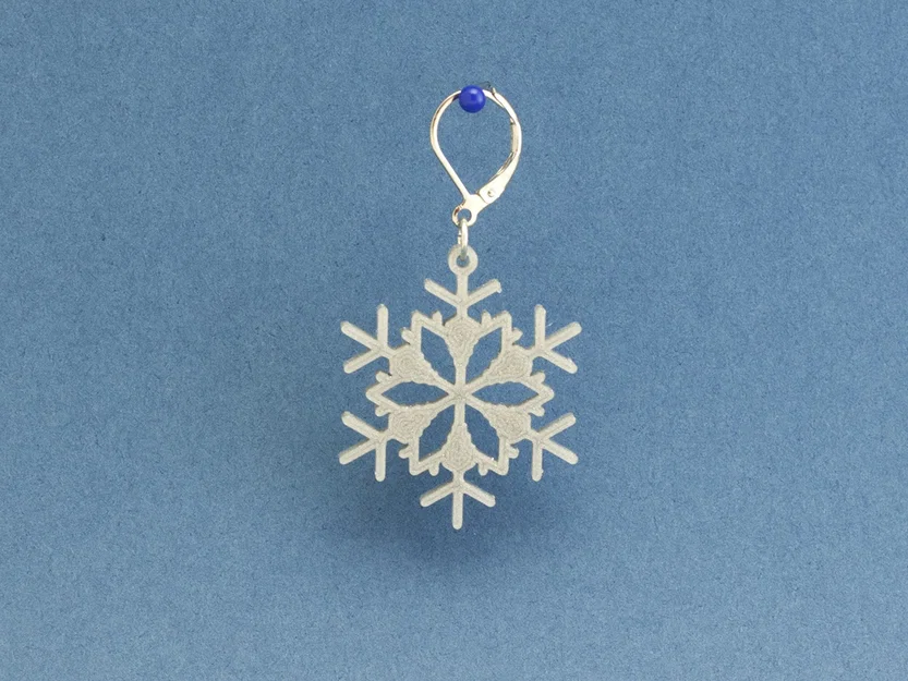 Bông tai Bông Tuyết 4 (Earrings Snowflake 4) - Image 2