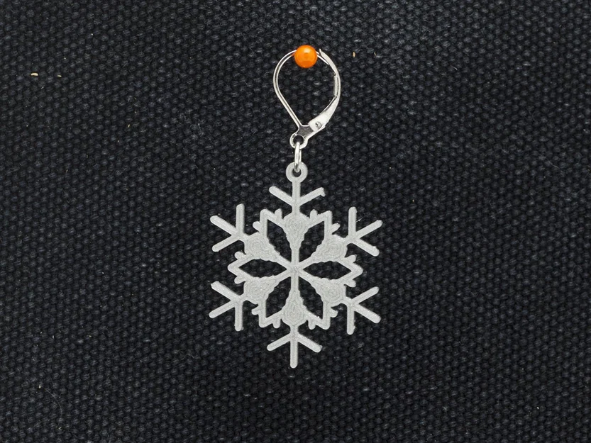 Bông tai Bông Tuyết 4 (Earrings Snowflake 4) - Image 3