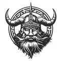 Mô hình treo tường chiến binh Viking (Severe) in 3D độc đáo - Thumbnail 2