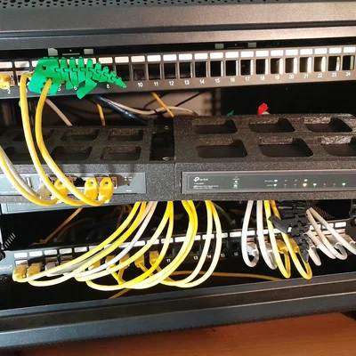 Khung Rack 1U In 3D Cho TP-Link Omada ER605 và SG2008P