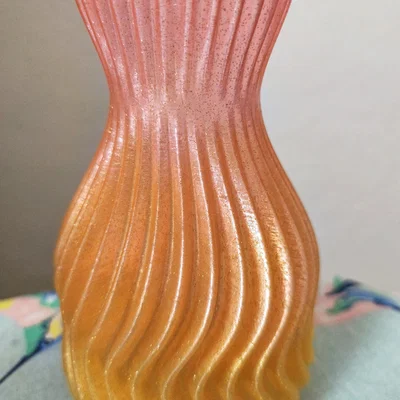 Mẫu bình hoa trang trí in 3D nghệ thuật - Vase Mode tinh tế