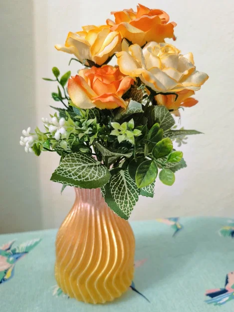 Mẫu bình hoa trang trí in 3D nghệ thuật - Vase Mode tinh tế - Image 2