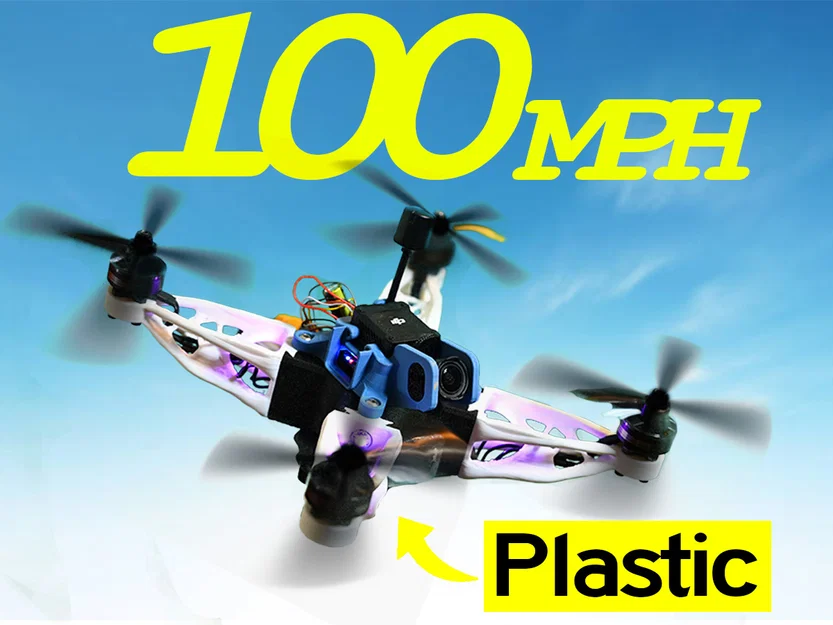 Bộ khung 3D in 100MPH FPV Drone 5 inch cho người yêu thích bay - Image 1