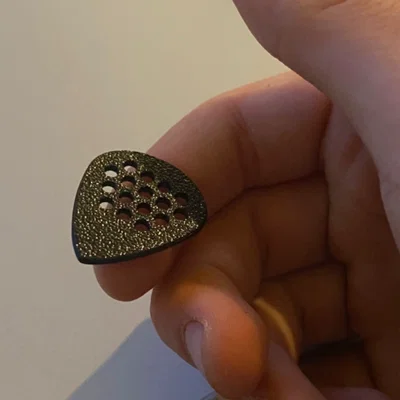 Pick đàn guitar có grip lỗ lục giác (Guitar pick hexagonal grip)