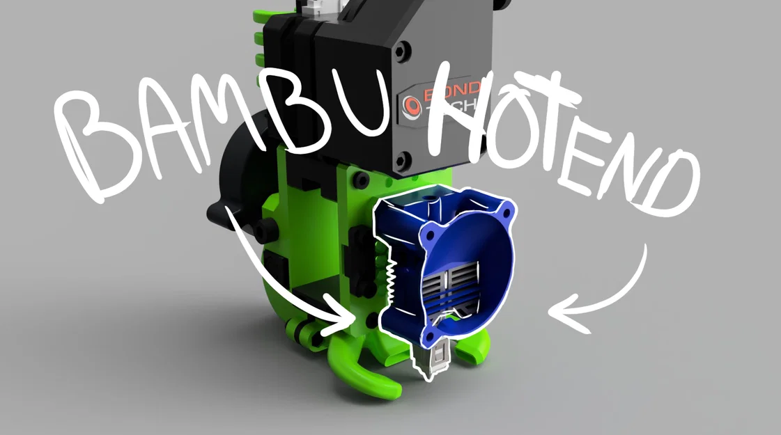 Ngàm gắn hotend Bambu Lab cho Eva 2.4 - Image 1