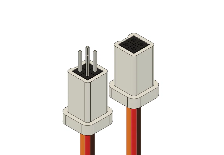 Bộ khung đầu nối Dupont 4 chân (4 Stack) gọn gàng cho dự án DIY - Image 1