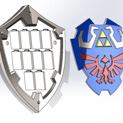 Hộp đựng game Switch Hylian Shield