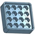 Khay đựng mũi vít 1/4 inch chuẩn Gridfinity cho hộp đồ nghề - Thumbnail 1