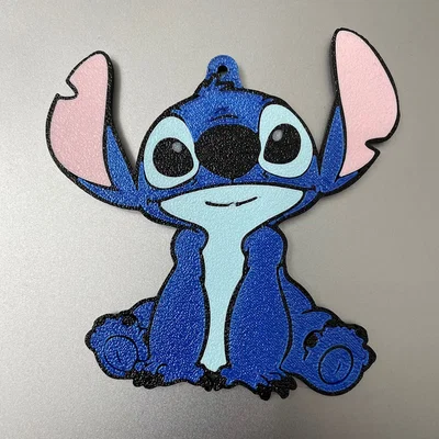 Móc khóa Stitch 3D dễ thương - Hỗ trợ in đa màu MMU/AMS