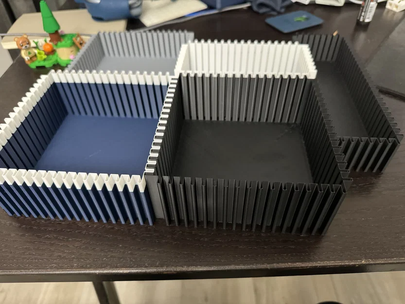 Khay lưu trữ module dạng Vase lồng khớp cho ngăn kéo Ikea Alex (1x3x3) - Image 3
