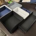 Khay lưu trữ module dạng vase lắp ghép cho ngăn kéo Ikea Alex (1x2x3) - Thumbnail 7