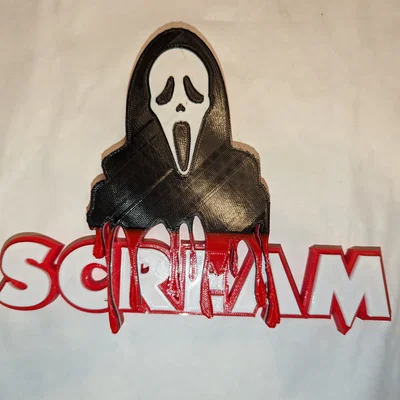 Bảng Logo Bloody Scream (Ghostface Nhỏ Máu)