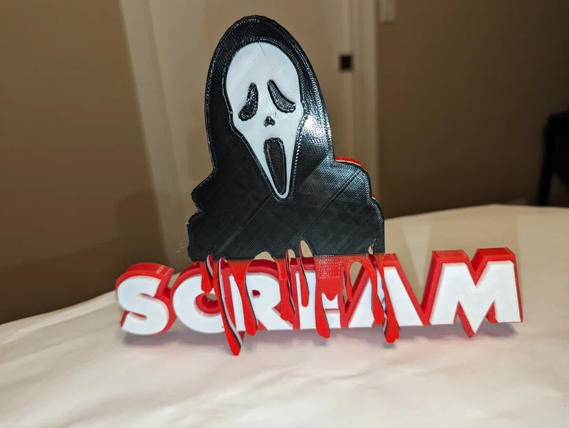 Bảng Logo Bloody Scream (Ghostface Nhỏ Máu) - Image 3