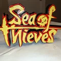 Mô hình logo Sea of Thieves dạng bảng/biển để bàn - Thumbnail 2