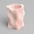 Lọ hoa gợn sóng nghệ thuật in 3D Vase Mode độc đáo - Thumbnail 2