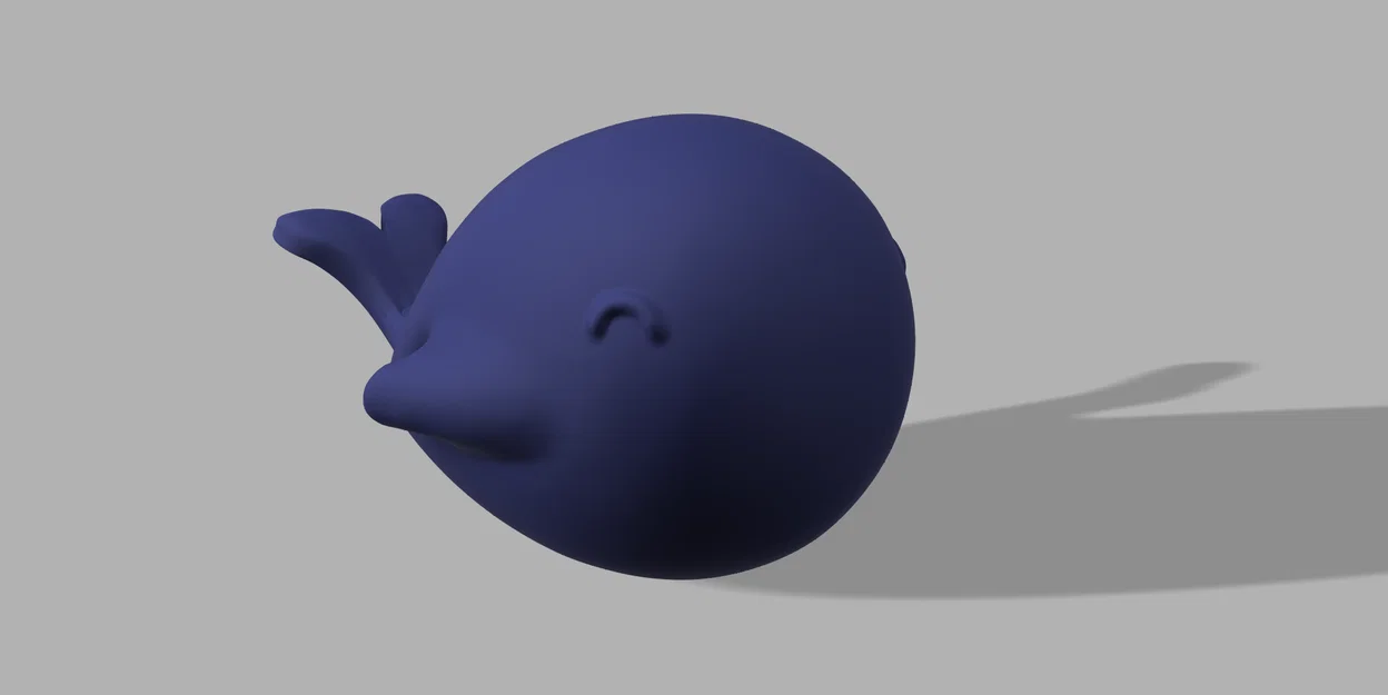Mô hình chú cá voi nhỏ hạnh phúc dễ thương (Small Happy Whale) - Image 1