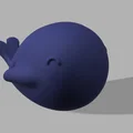 Mô hình chú cá voi nhỏ hạnh phúc dễ thương (Small Happy Whale) - Thumbnail 1