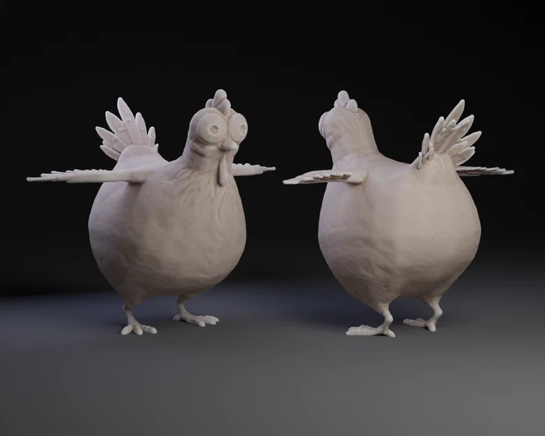 Mô hình chú gà Pollo Loco vui nhộn trang trí bàn làm việc - Image 1