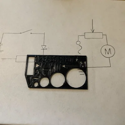 Khuôn Vẽ Sơ Đồ Điện (Electrical Diagram Stencil)