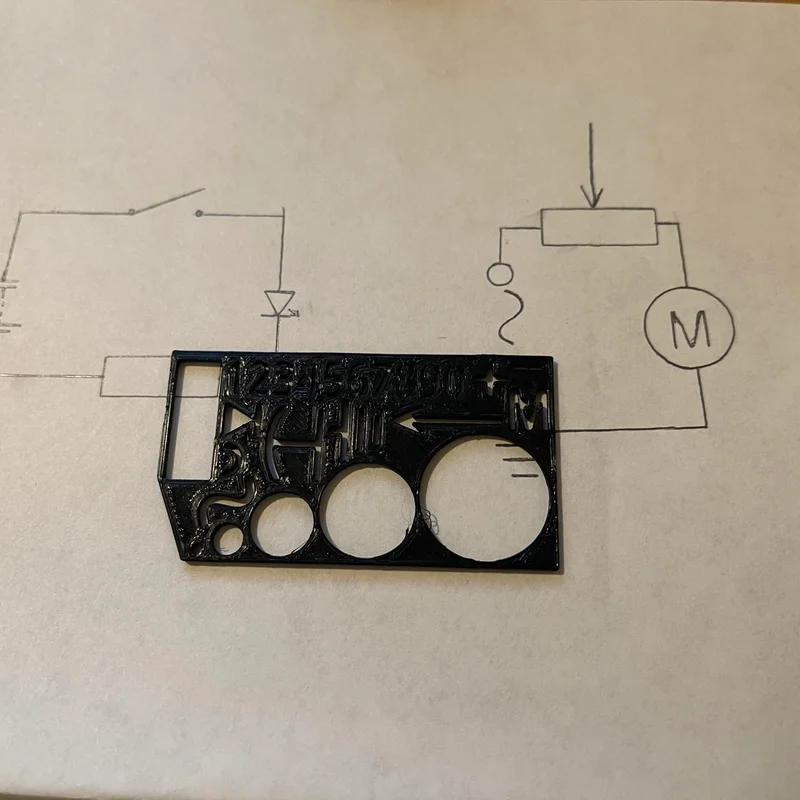 Khuôn Vẽ Sơ Đồ Điện (Electrical Diagram Stencil)