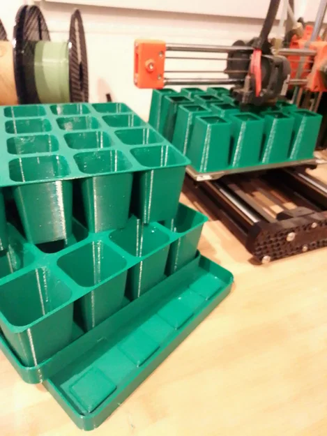 Khay ươm cây con không đáy (seedling plate - plaque à semis) - Image 6